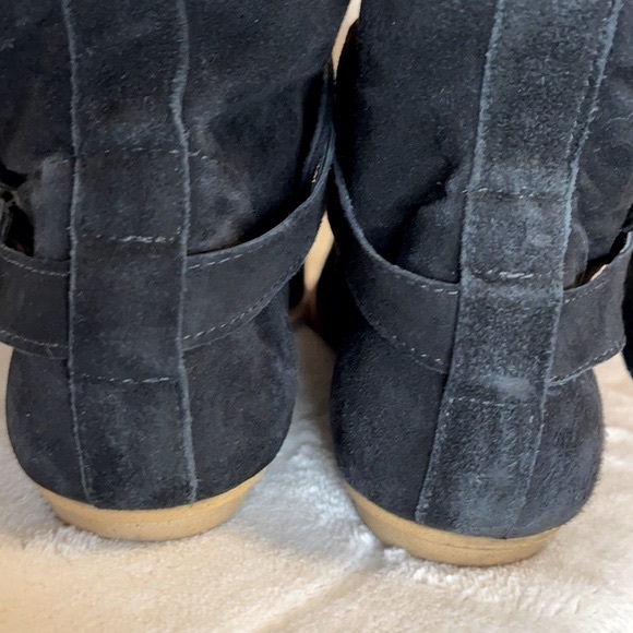 House of Harlow 1960 Hollie Black Suede Ankle Booties - Picture 12 of 15